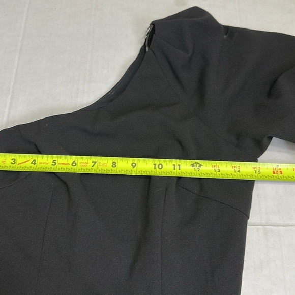 Elliatt Caydence Asymmetrical One Shoulder Puff Sleeve‎ Black Mini Dress Size XS - Picture 10 of 16